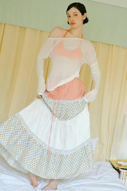 Asymmetrical Sleeve Top Set-UP