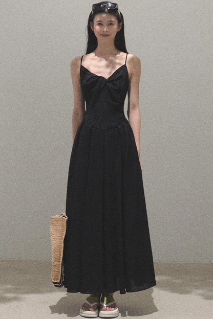 Vintage Ice Linen Camisole Dress