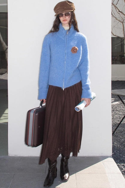 Rin's Poem Pleated Skirt