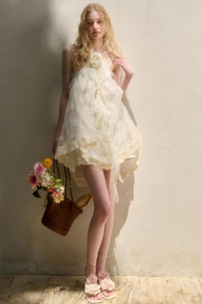 Breeze Halter Lace Dress