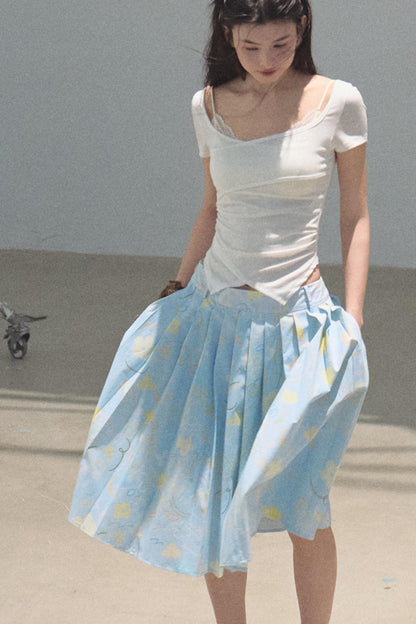 Dewy Square Neck T-Shirt