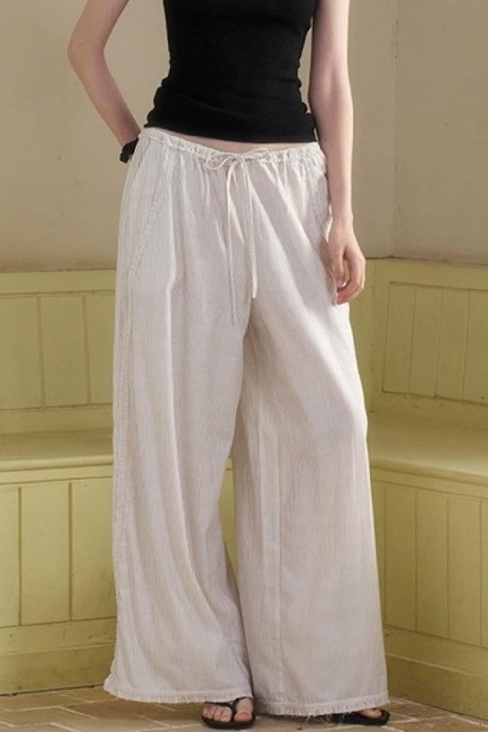 Holiday Striped Slacks Set-Up