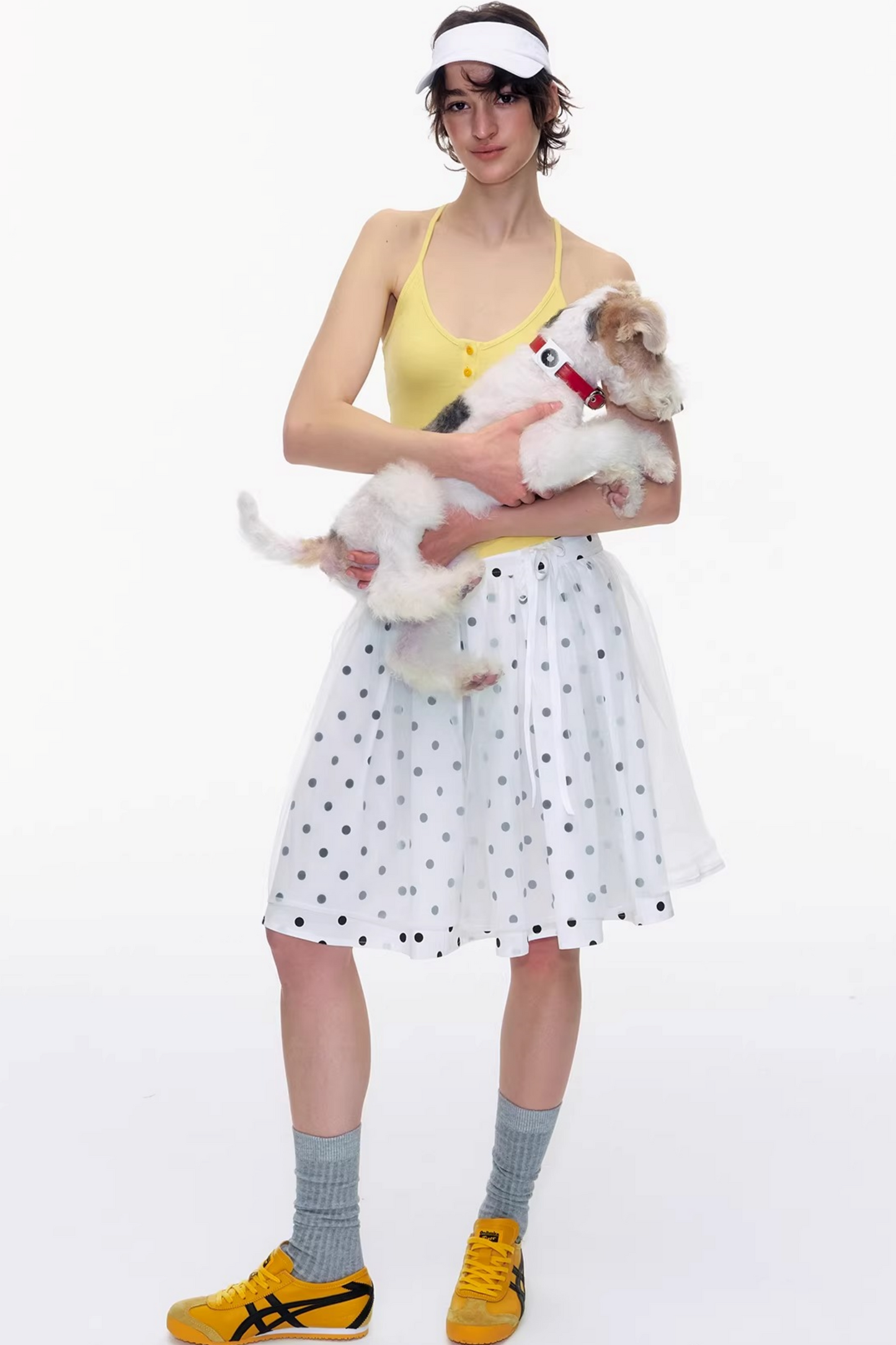 Pure Cotton Polka Dot Skirt