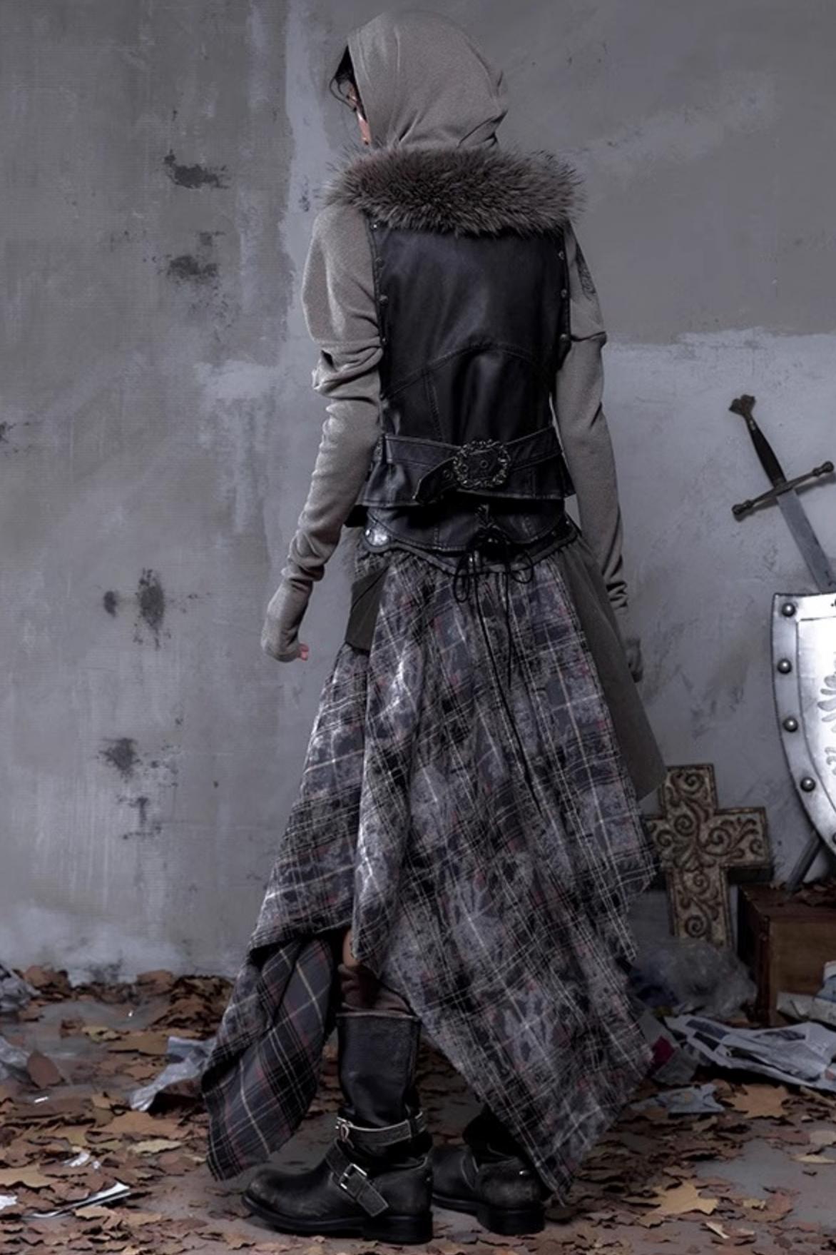 Wasteland Punk Fur Vest