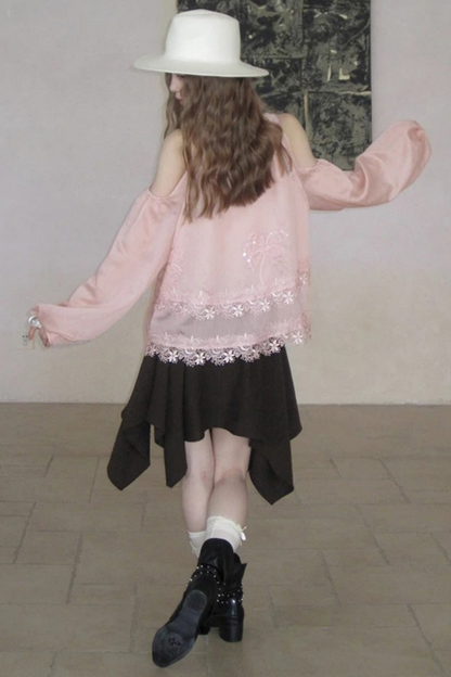 Frida Rose Lace Blouse