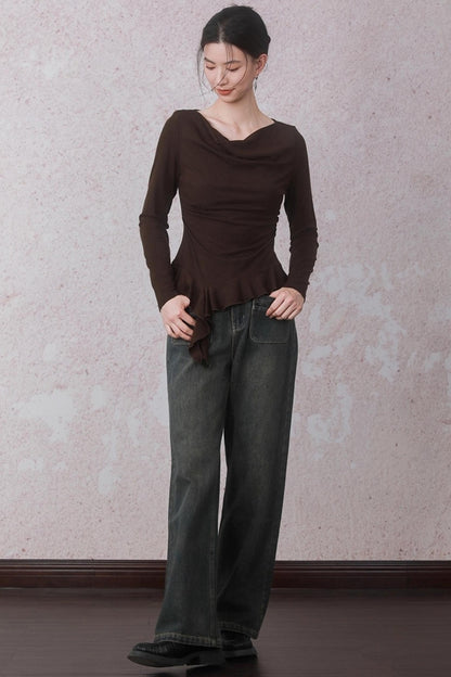 Autumn Cocoa Brown T-shirt