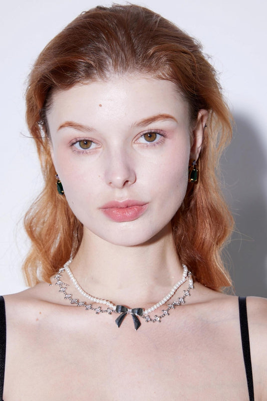 Luxury Pearl Collarbone Necklace