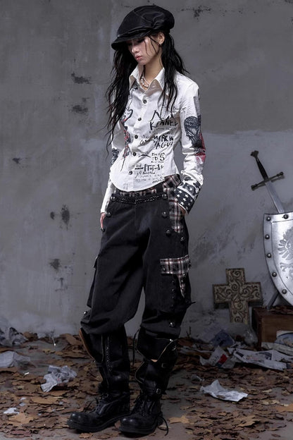 Vintage Rebel Slim Fit Long Sleeve Shirt