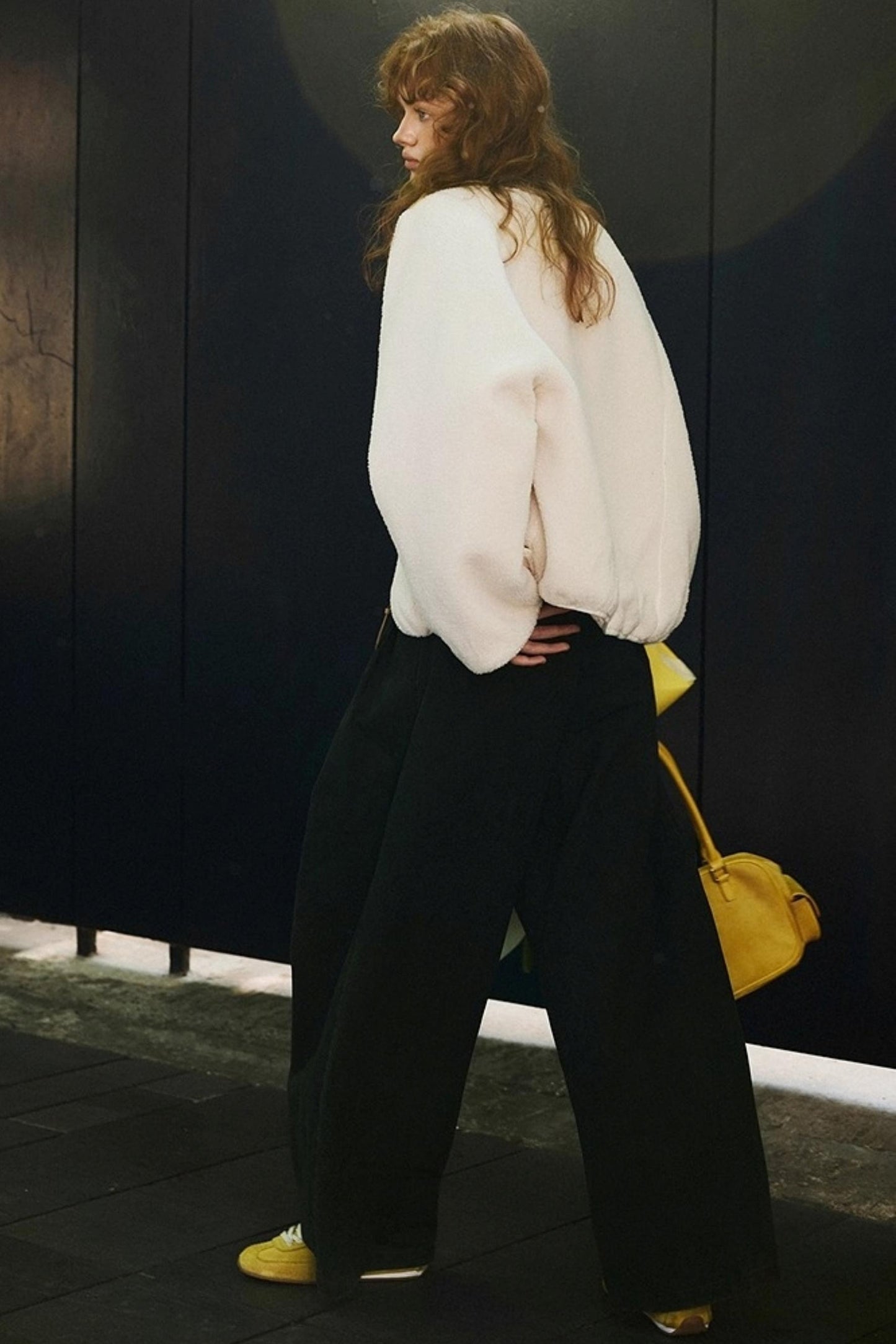 Lily Shadow Lambhair Coat