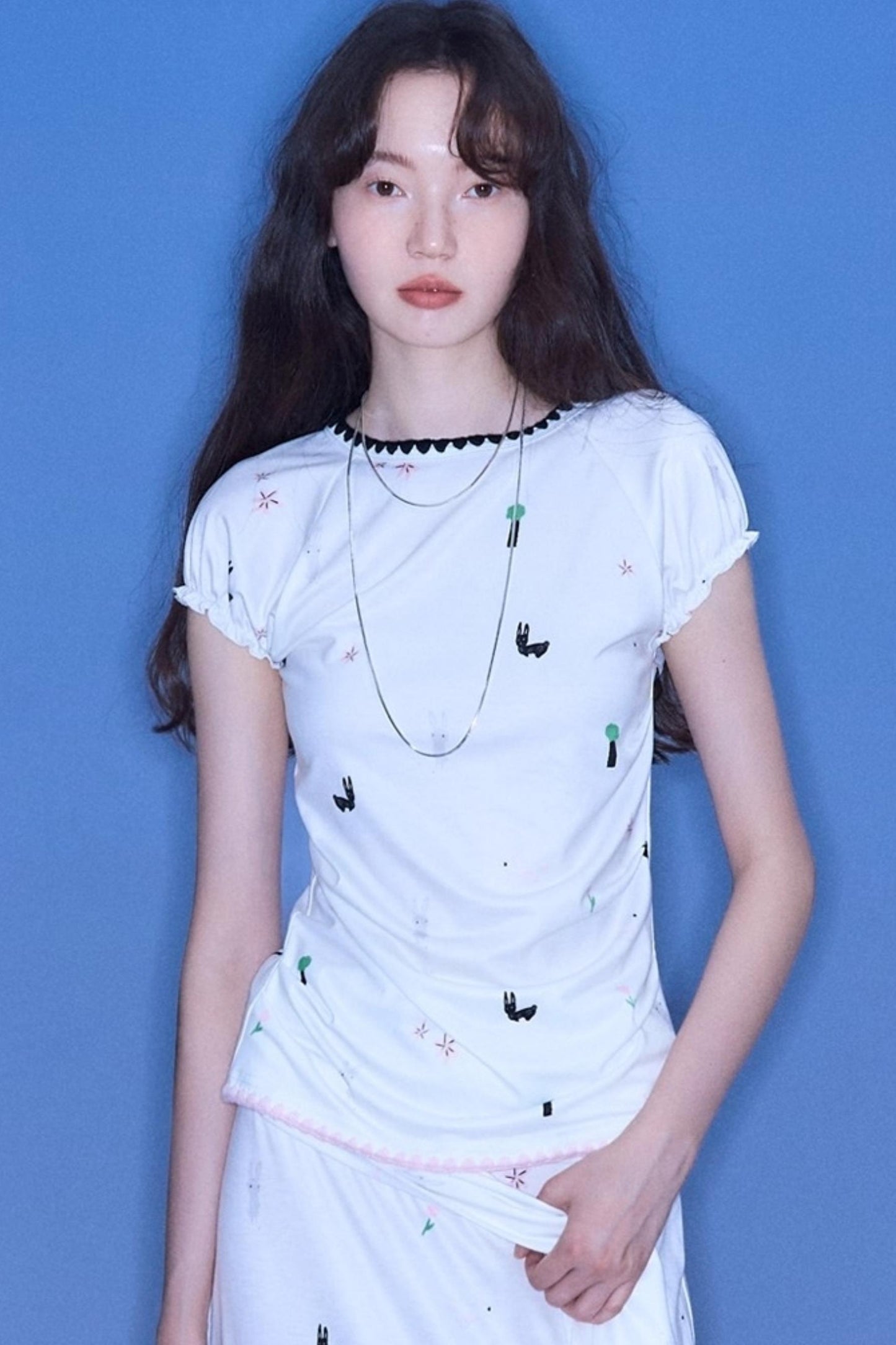 Wilderness Rabbit Crew Neck Top Set-Up