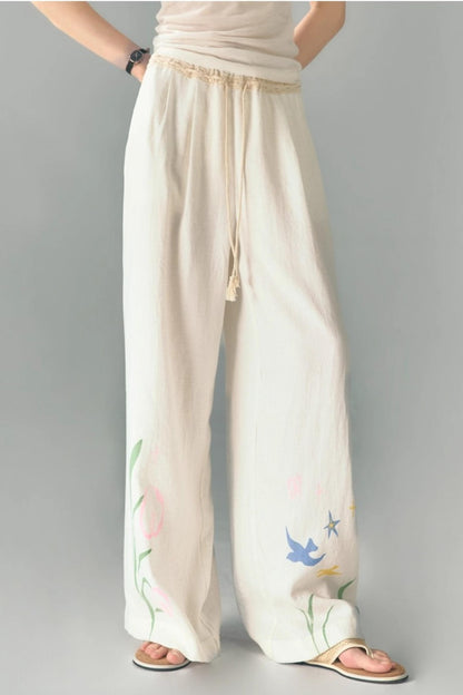 Morning Dew Tulip Tencel Linen Strappy Set-Up