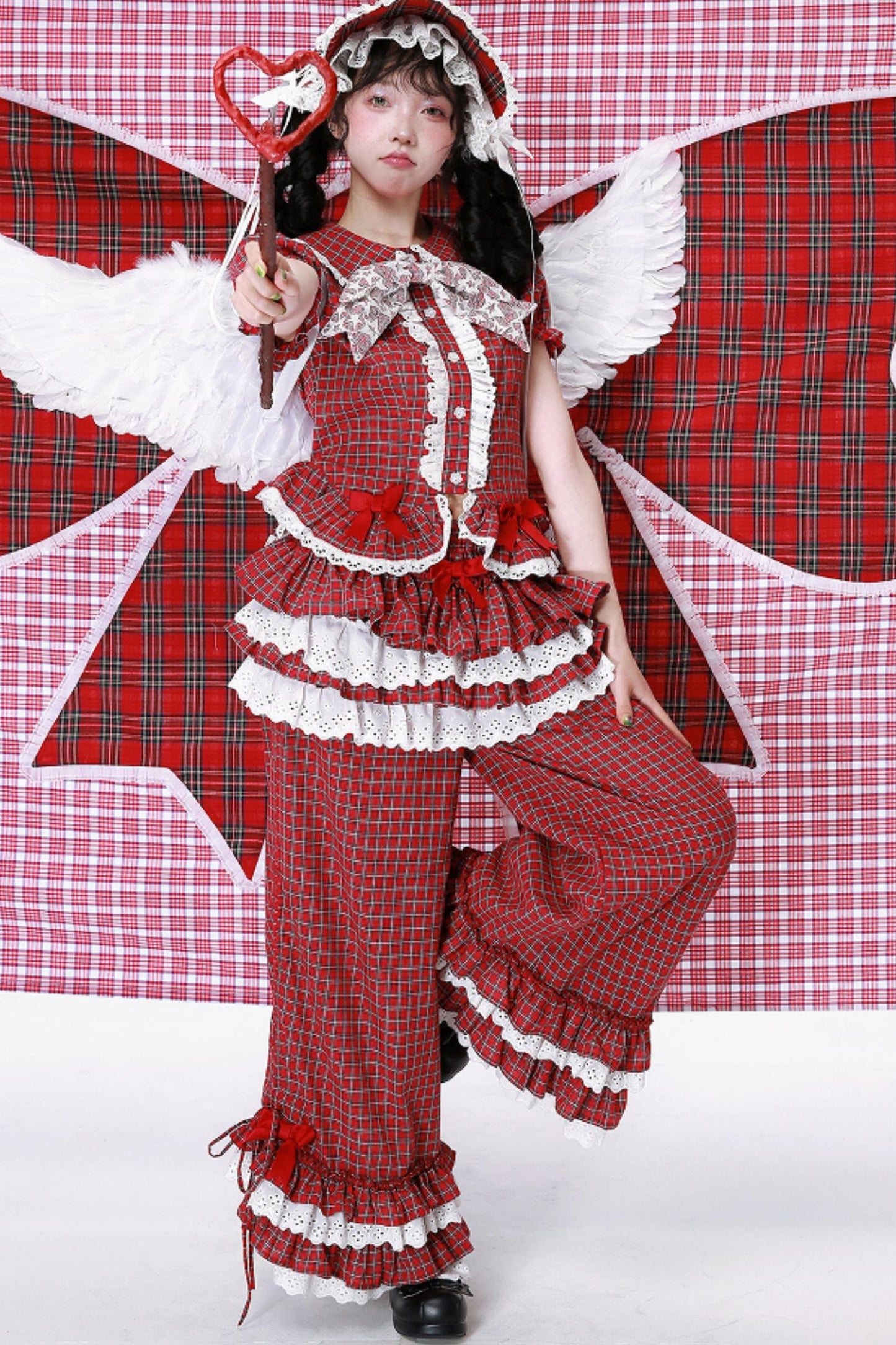 Lolita Style Plaid Long Pants