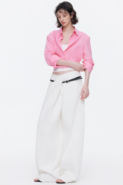 Asymmetrische Taillenjeans