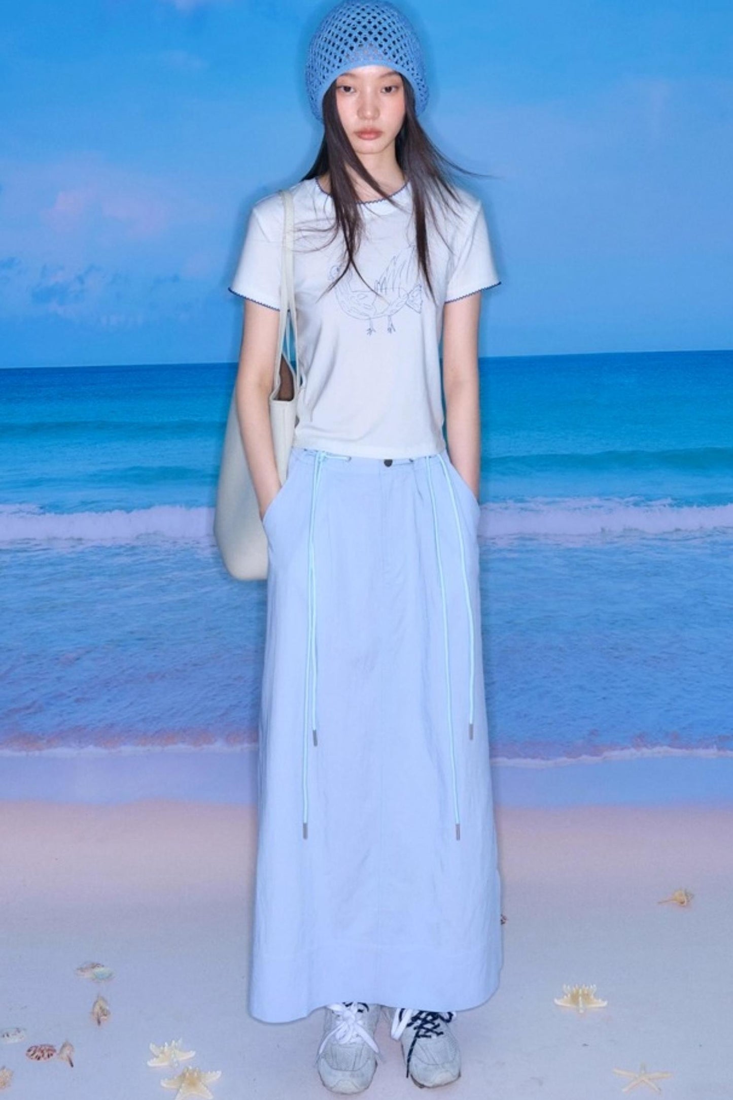 Tencel Parent-Child Short-Sleeved T-Shirt