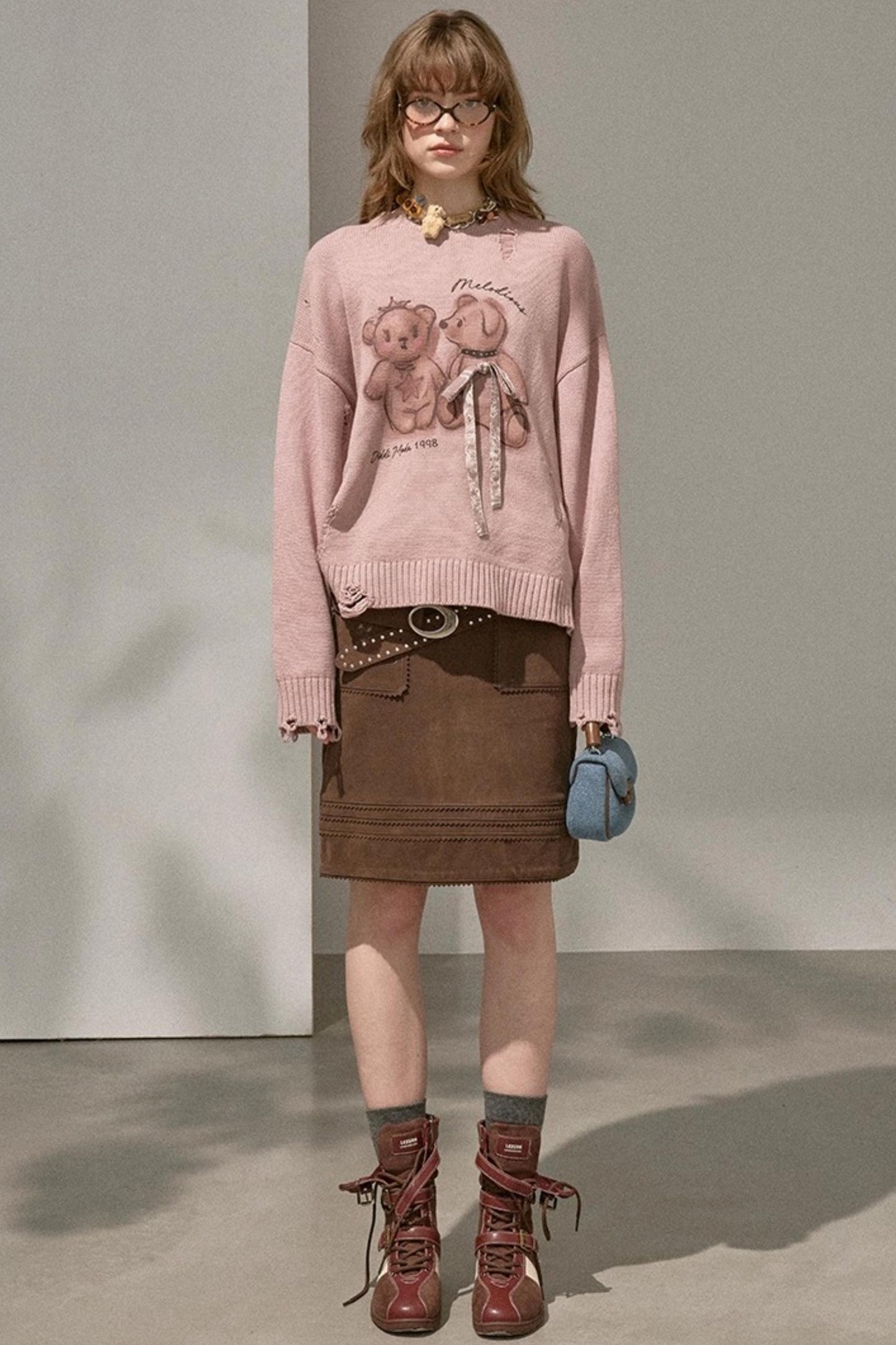 Bear Knitted Sweater