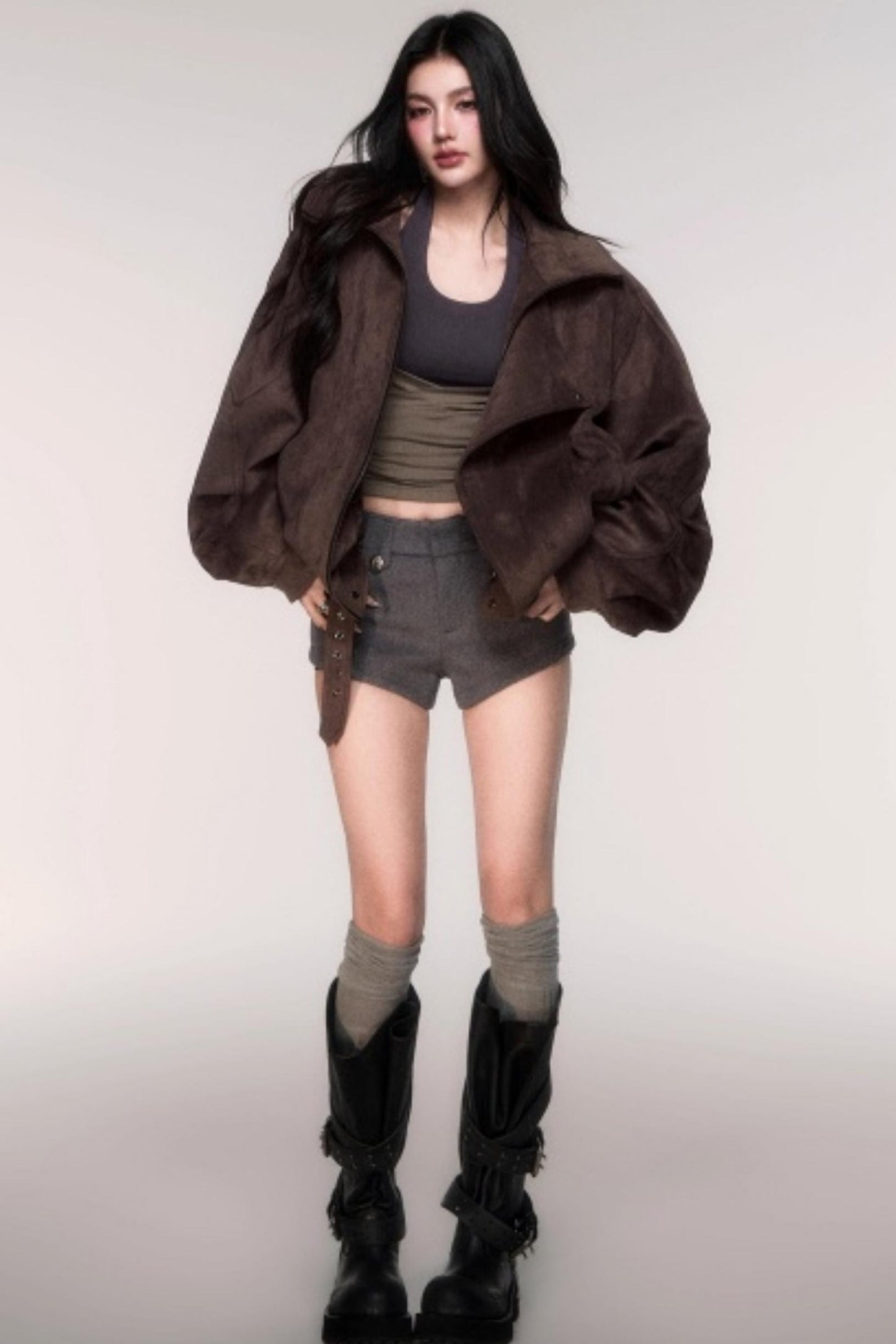 Woolen A-Line Versatile Shorts