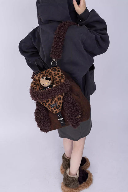 Ear Furry Crossbody Bag