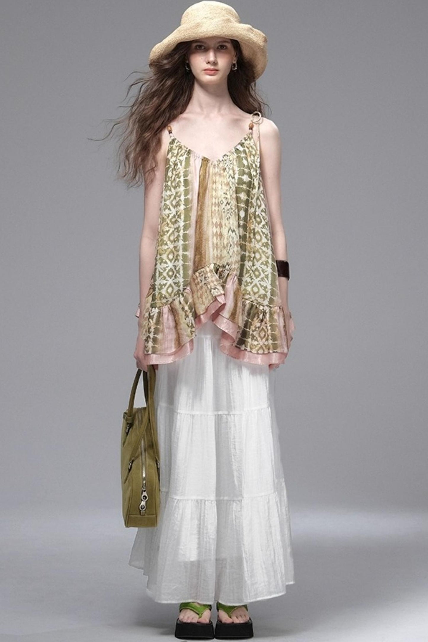 Santorini Camisole Skirt Set-Up