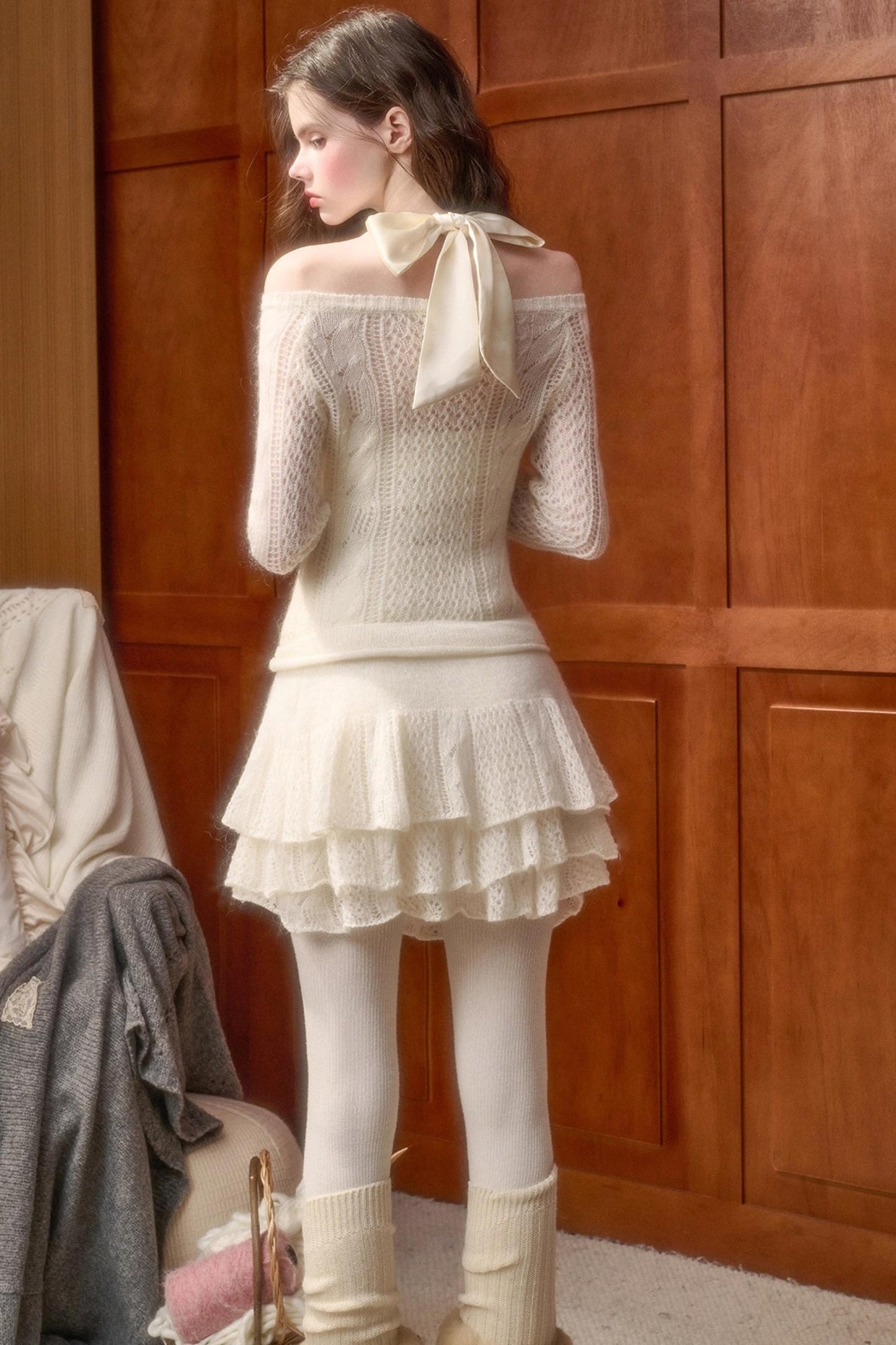 Mohair Wool Cloud Soft Suit Set-Up