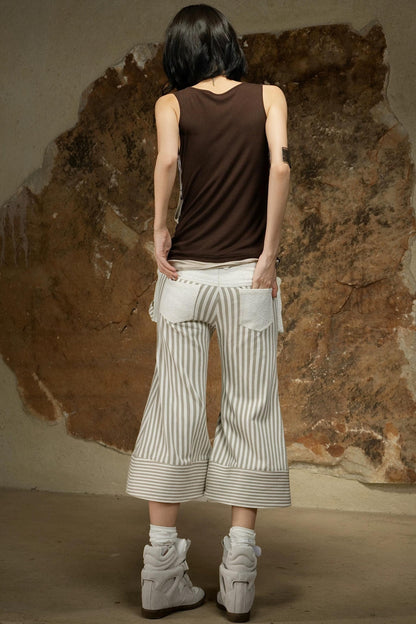 Dark Punk Cropped Pants