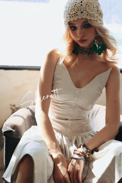 Vintage Irregular Fit & Flare Dress