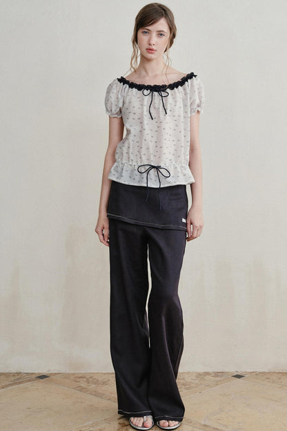 Sweet Lace Ramie Top