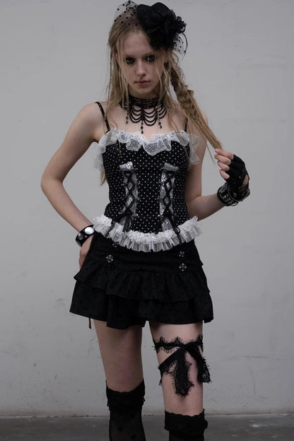 Gothic Lace Mini Top