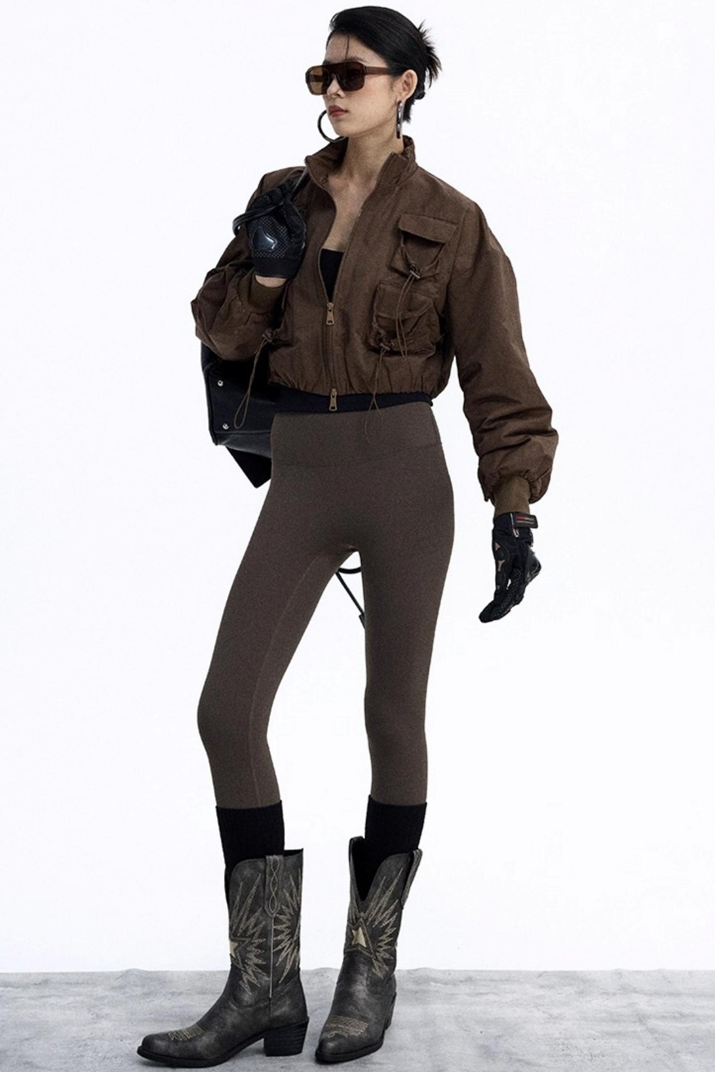 Pig Nose Multi-Pocket Flight Jacket