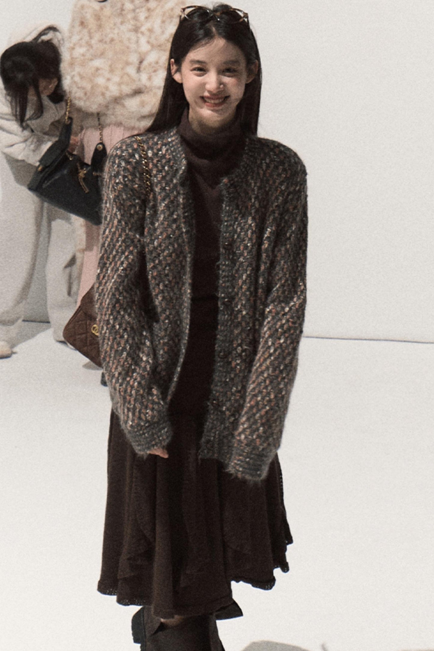 High-Elastic Knit Slim Top