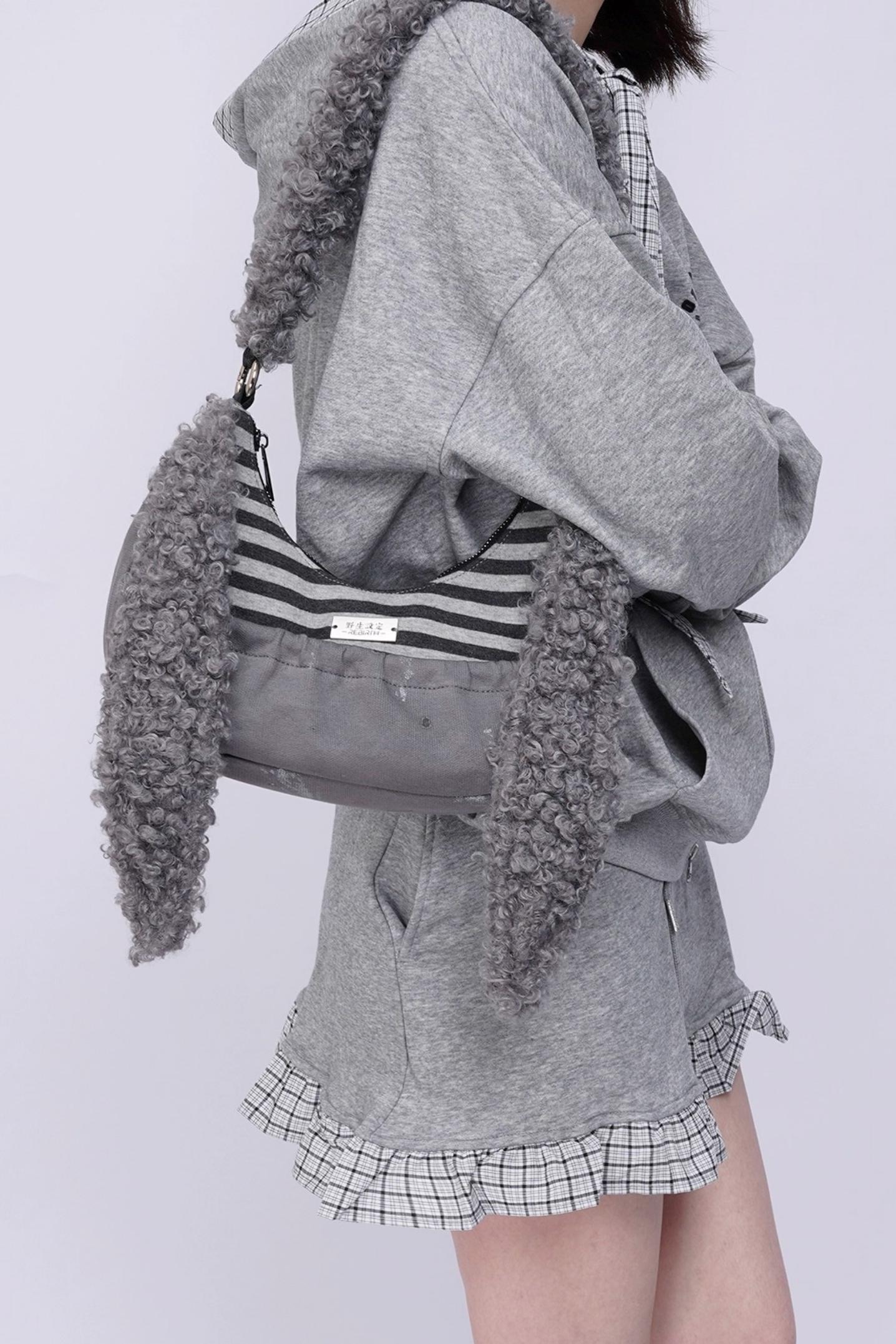 Rabbit Plush Crossbody Bag