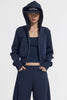 Marineblaue Jacke