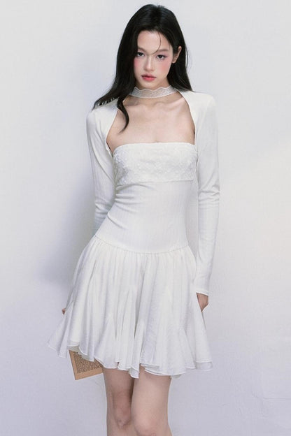 Moonlight Ripple French Tencel Dress