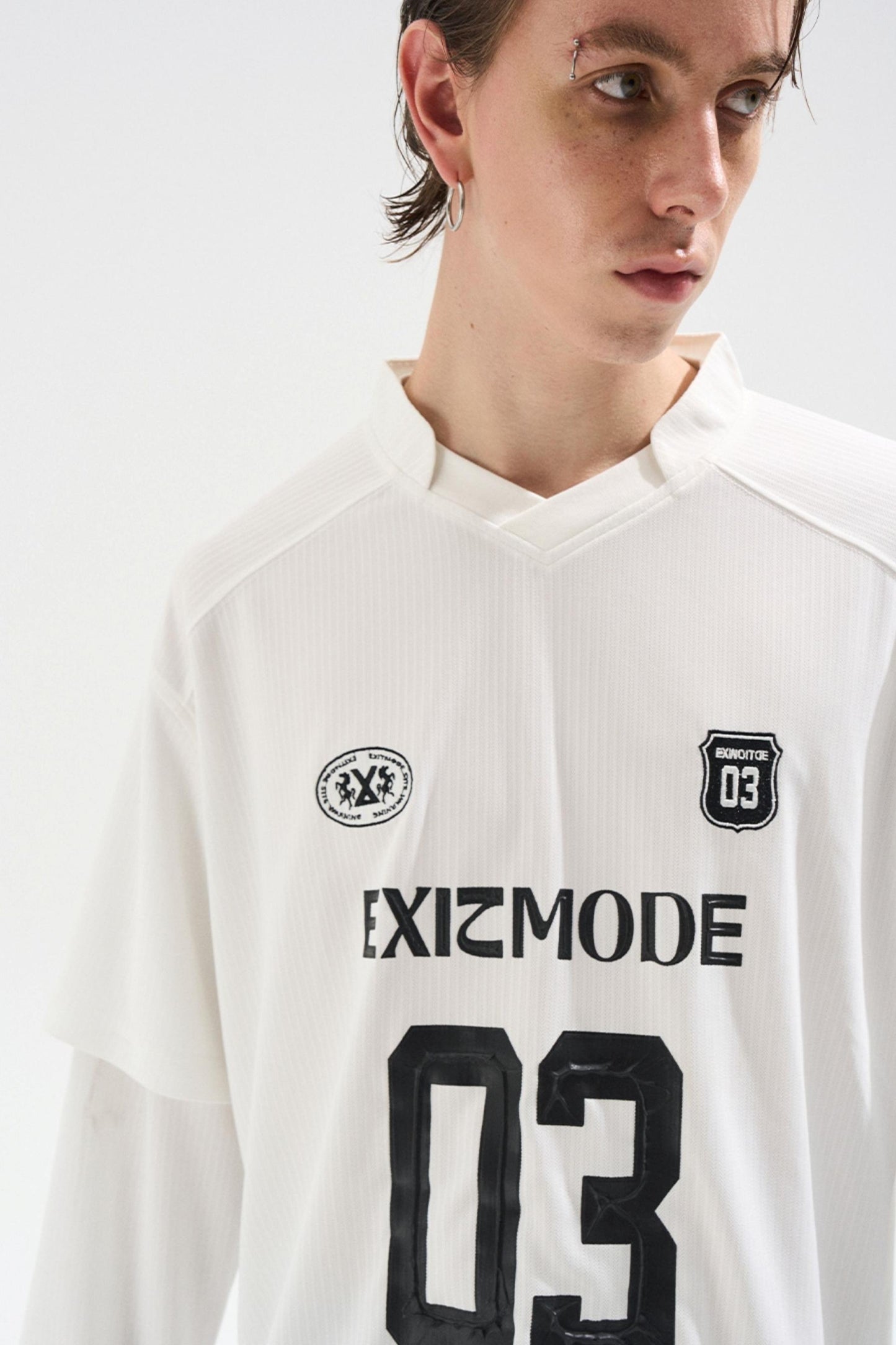 Striped Jersey Long Sleeve T-Shirt