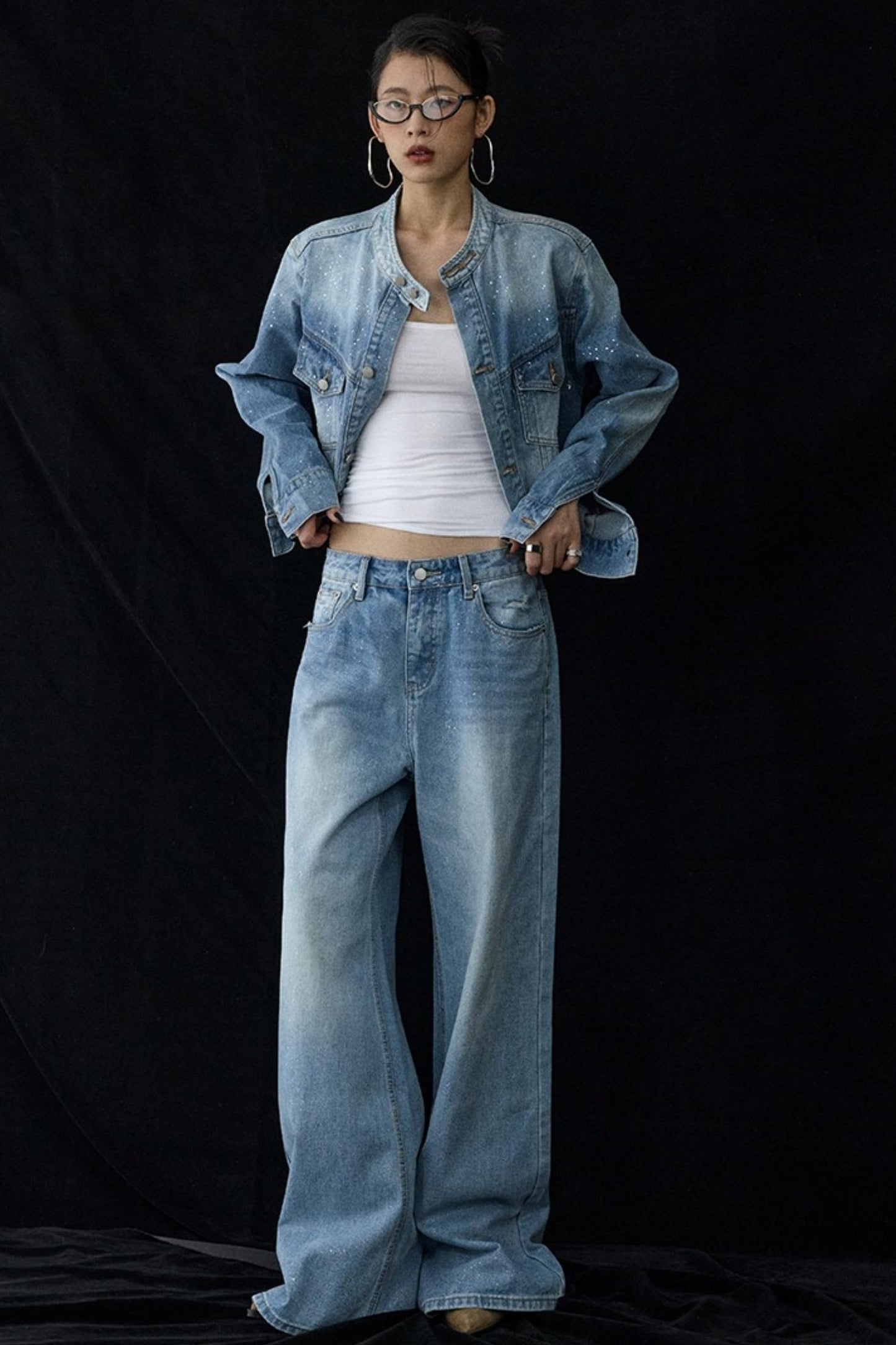 Blue Winter Denim Jacket