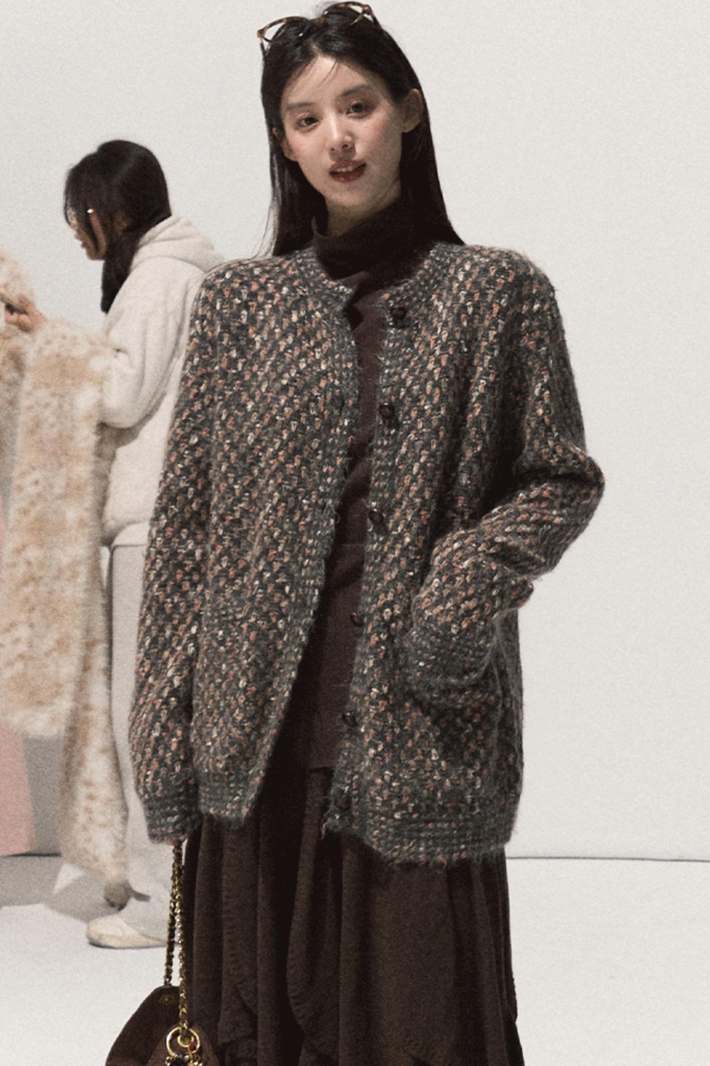 High-Elastic Knit Slim Top