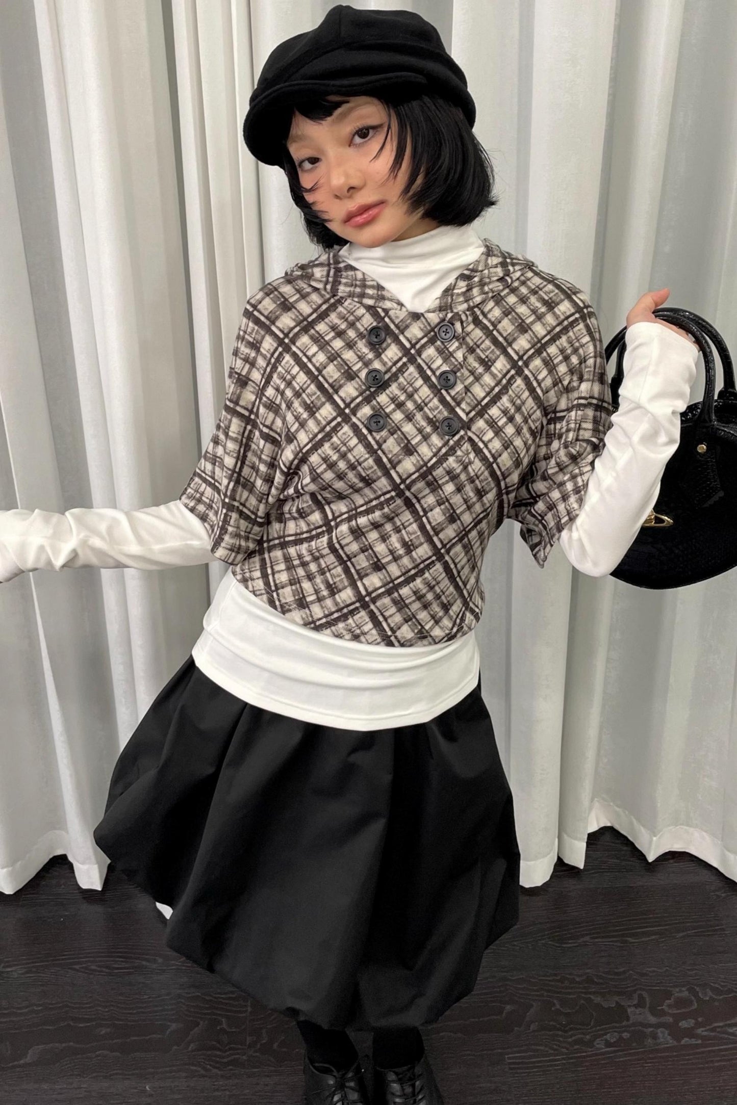 Striped Hooded Sweatshirt