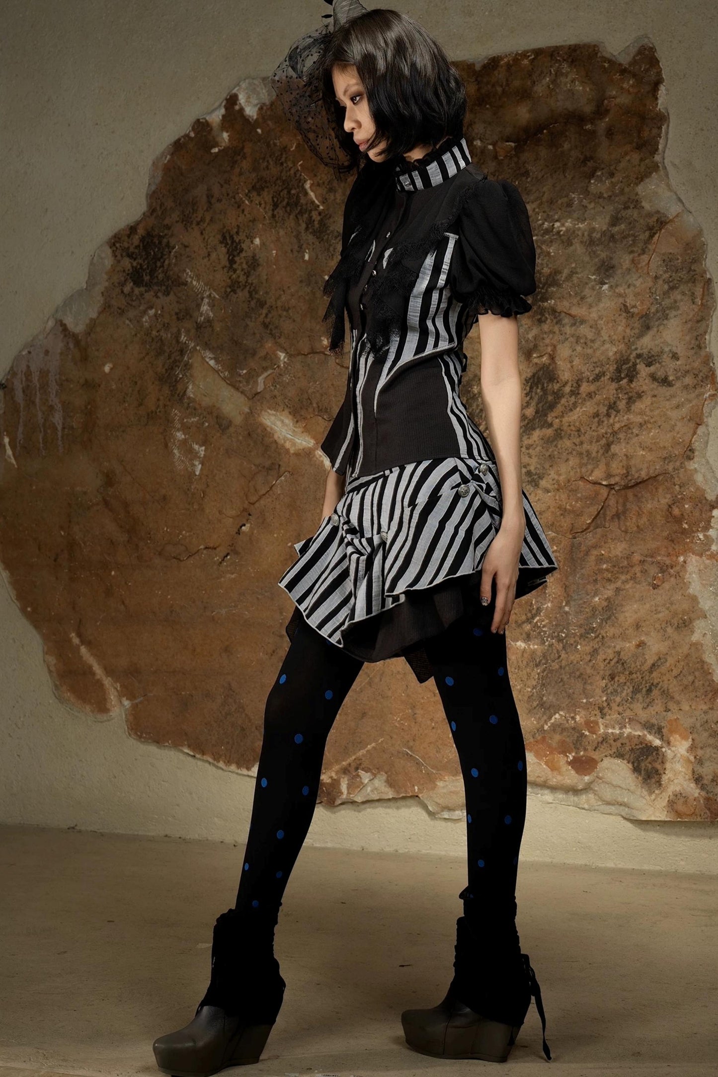 Retro Palace Puff Sleeve Blouse