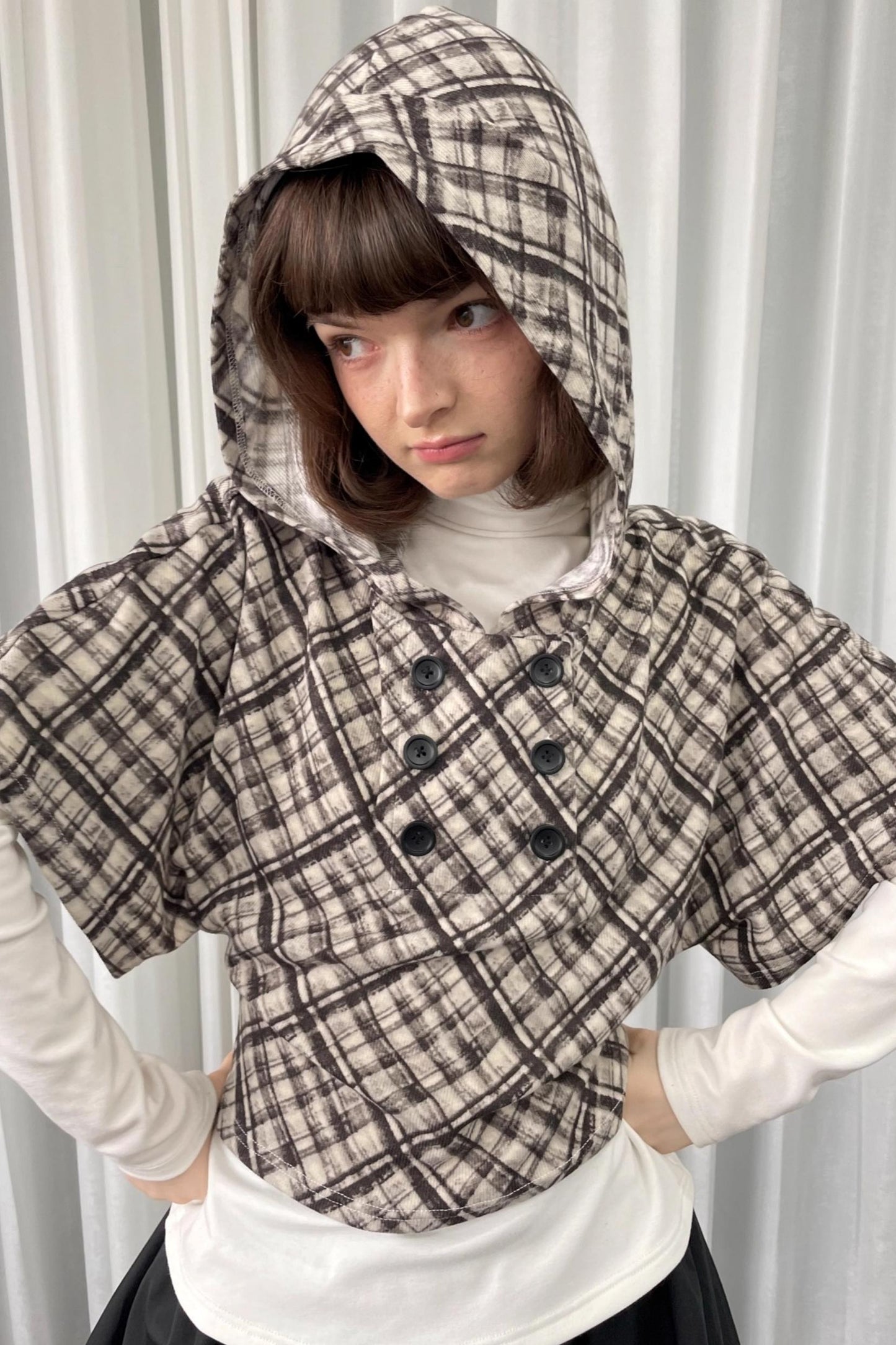 Striped Hooded Sweatshirt