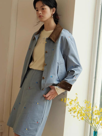 Long-staple Cotton Jacket Coat