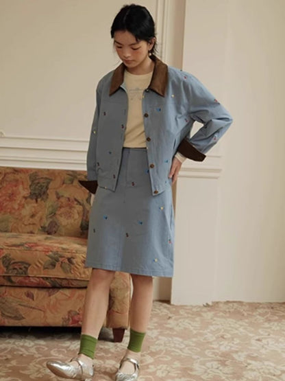 Long-staple Cotton Jacket Coat