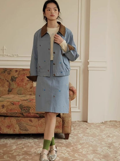 Long-staple Cotton Jacket Coat