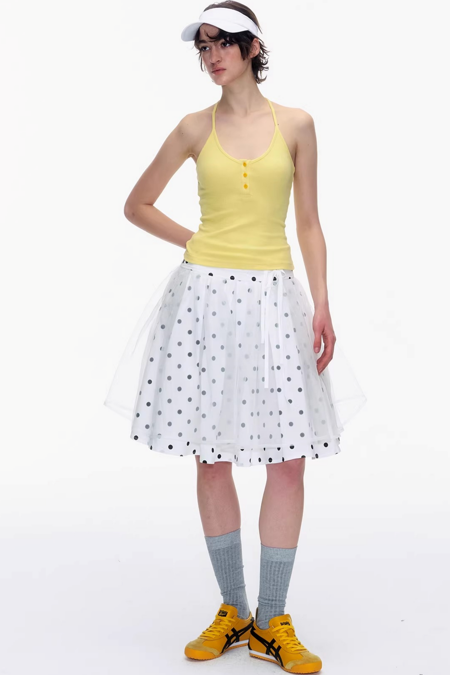 Pure Cotton Polka Dot Skirt
