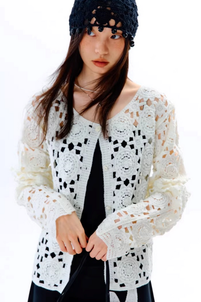 Floral Dream Häkeljacke