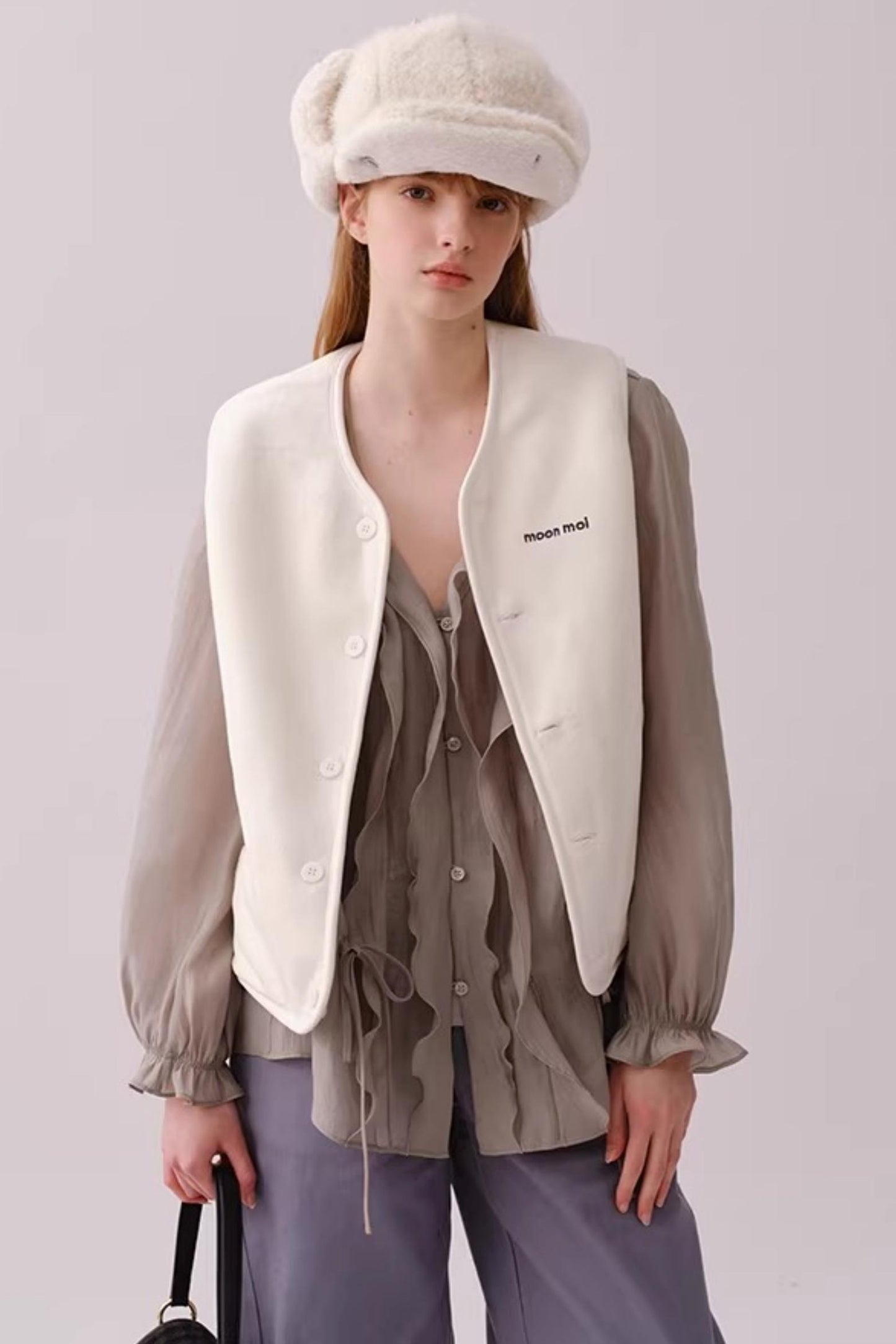 Reversible Plush Lei Feng Hat