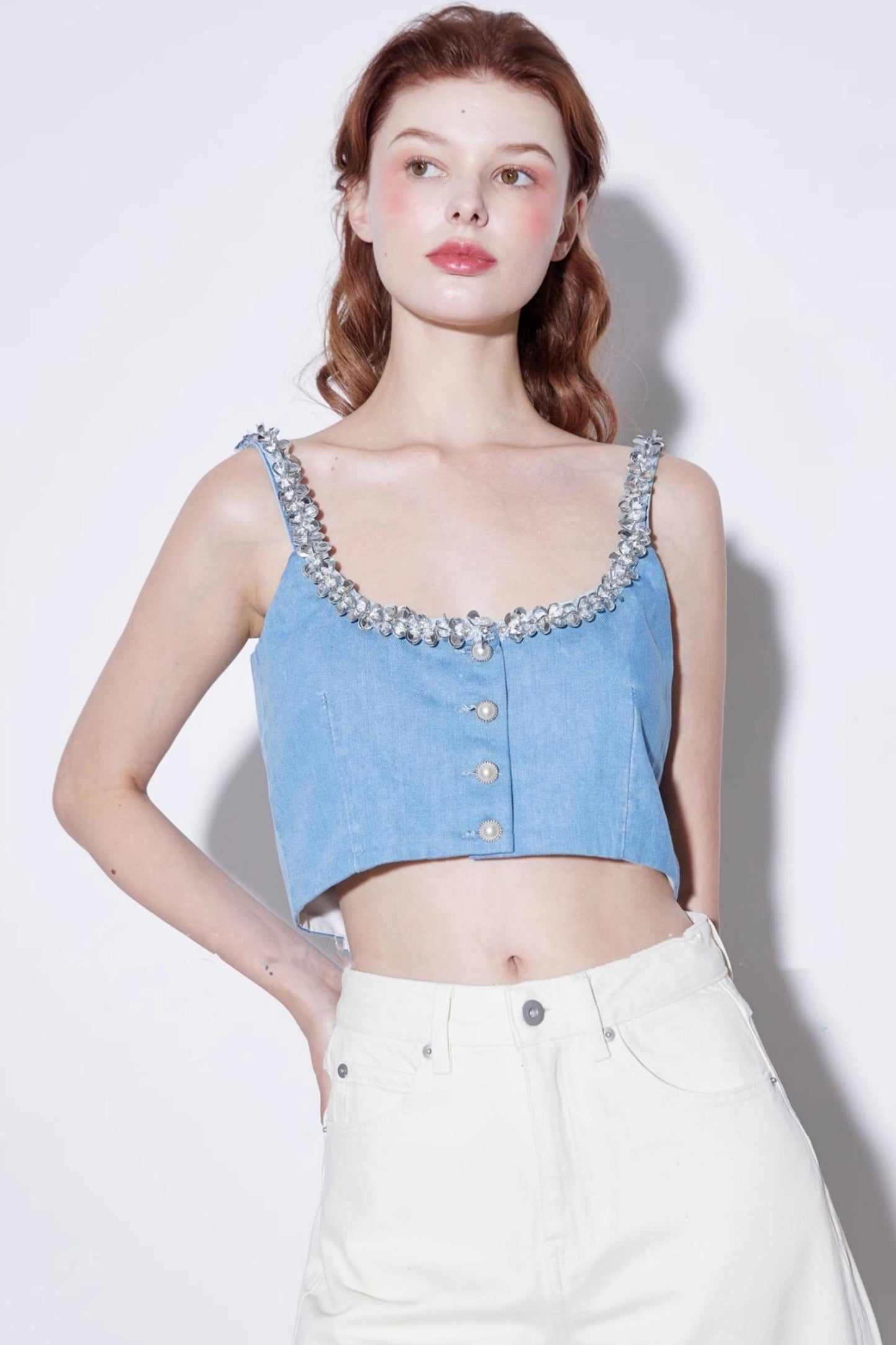 Luxury Denim Undershirt