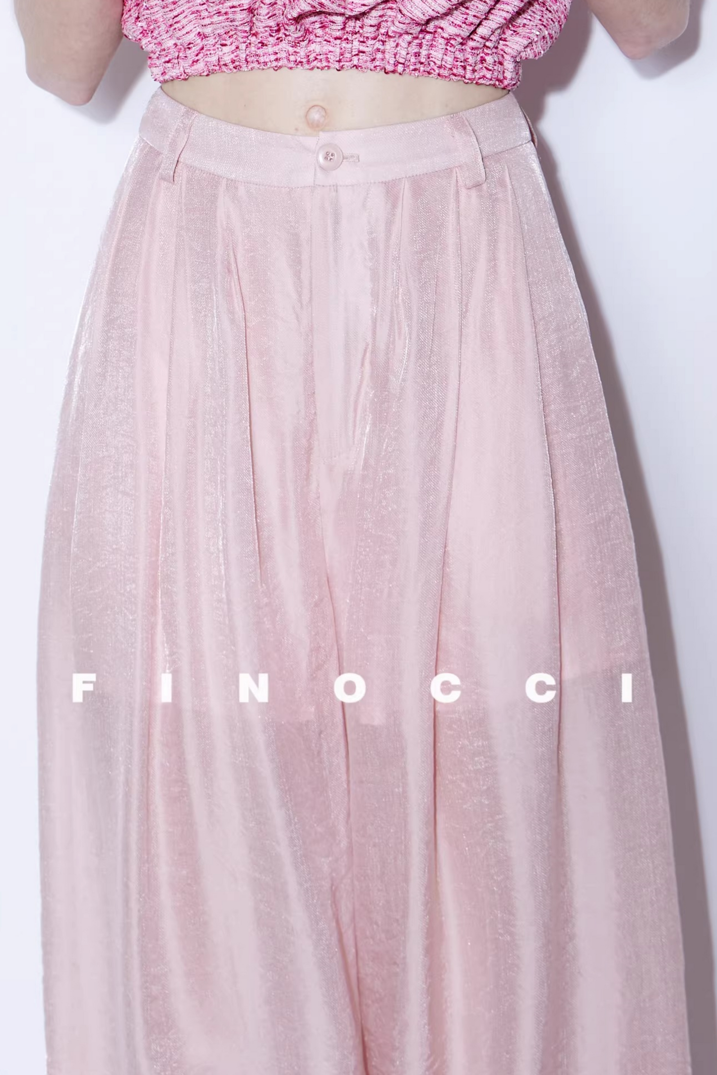 Mulberry Silk Shimmering Lantern Pants
