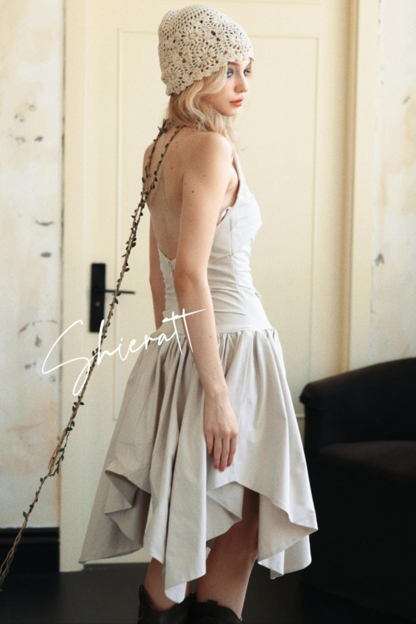 Vintage Irregular Fit & Flare Dress