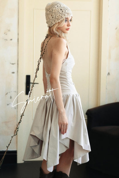 Vintage Irregular Fit & Flare Dress