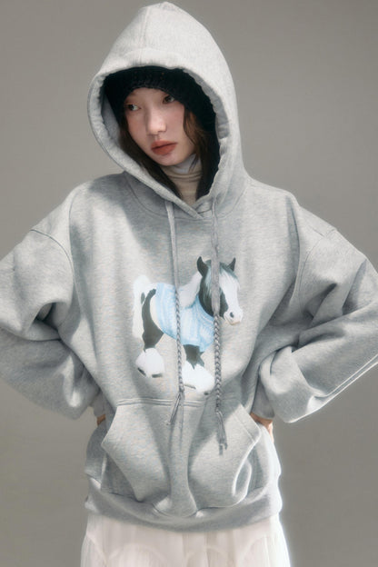 Fleece Hooded Top & Pant Set-Up