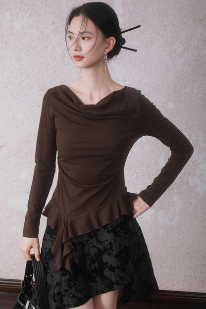 Autumn Cocoa Brown T-shirt
